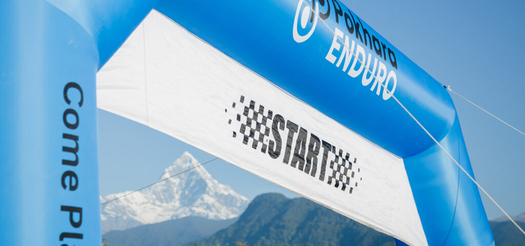 Pokhara Enduro Race startline
